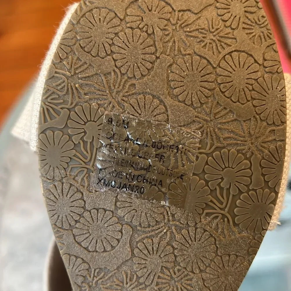 *ESPIRIT* Sz 9.5 Cork Wedge Bandage Wrap Style Samdals COMFY! EUC!